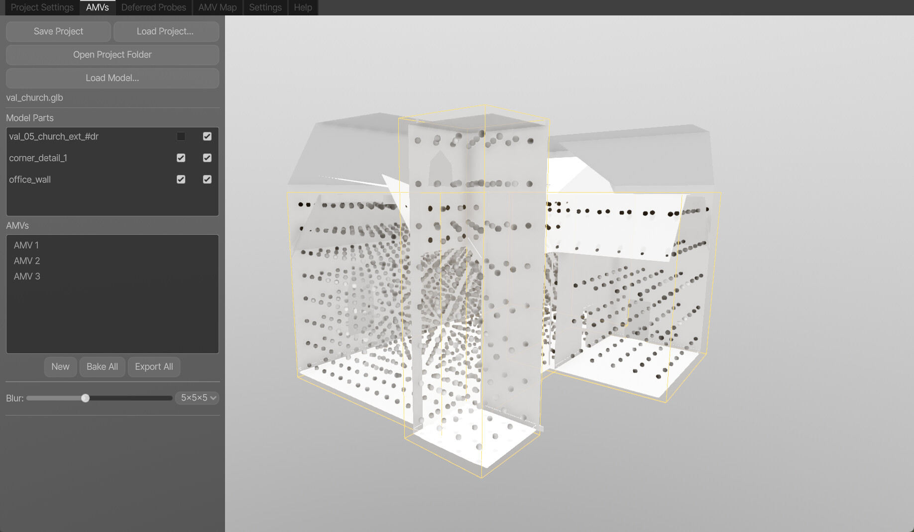The tool running in ambient probe mode